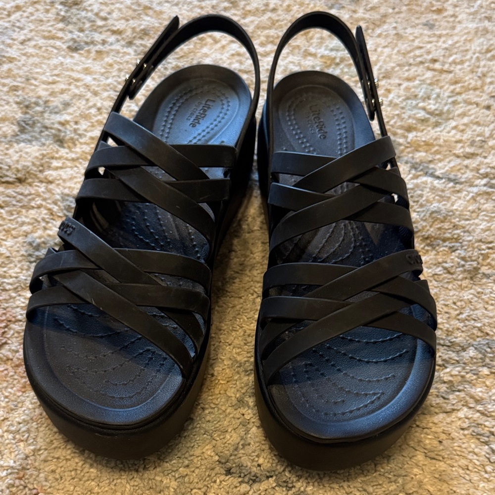 CROCS Black Women's Sandals